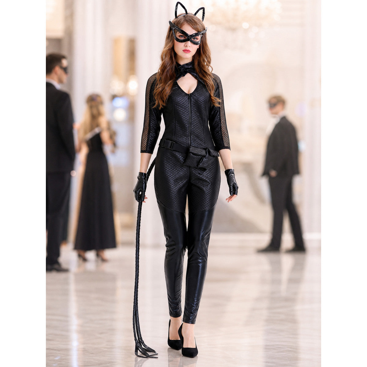 “Black Cat” Costume — Black Jumpsuit