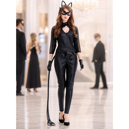 “Black Cat” Costume — Black Jumpsuit