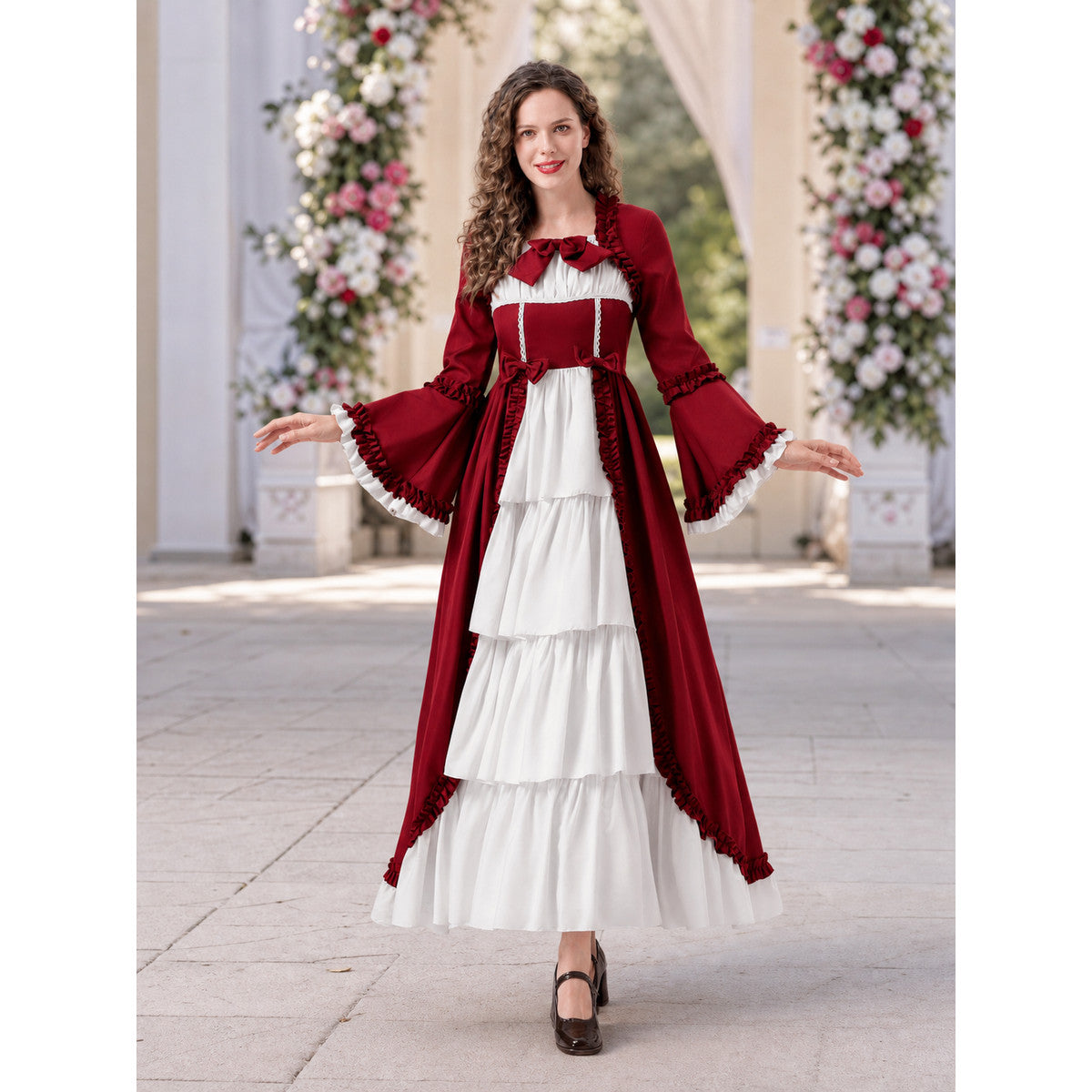 Gothic Vampire Costume Dress lifestyle view