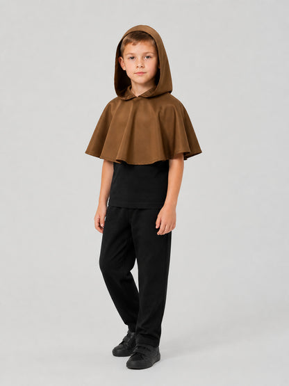 Halloween Costume Cloak with a Pointed Hood