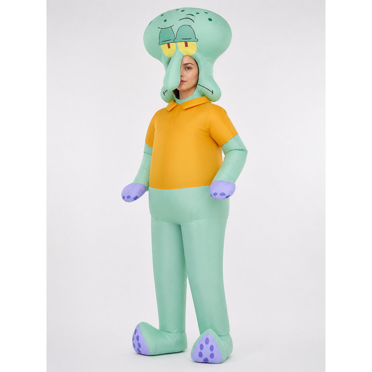 Kids Cartoon Octopus Inflatable Jumpsuit Costume for Halloween main product view