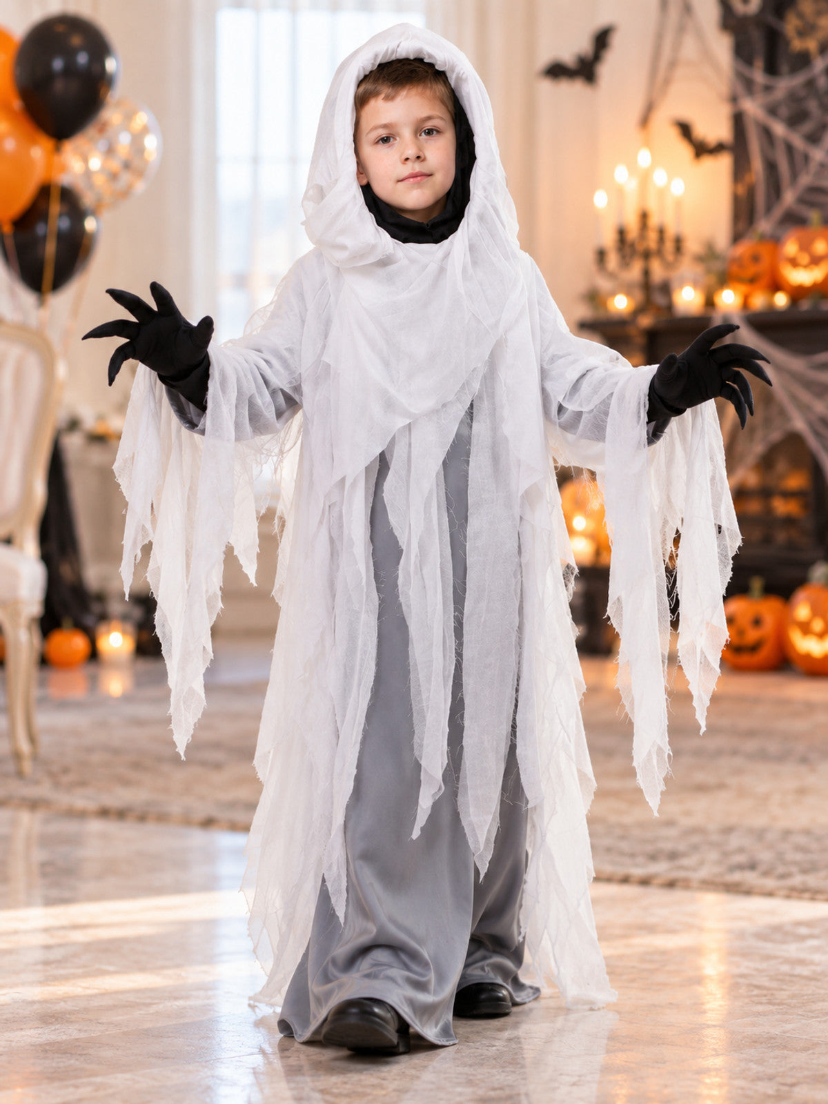 Children’s Ghostly Reaper Costume lifestyle view