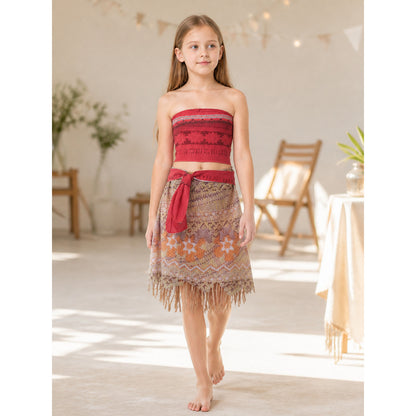 Fringed Princess Costume for Carnival and Cosplay lifestyle view