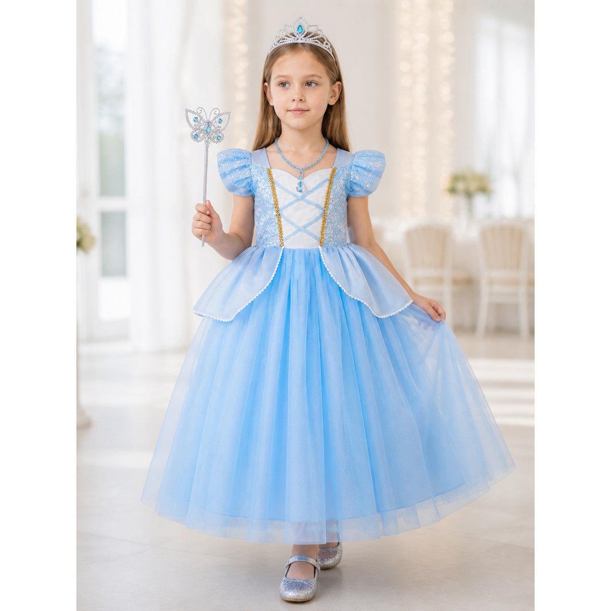 Blue Princess Halloween Costume lifestyle view