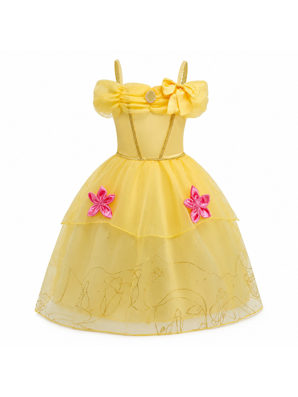 2026 Girl Princess Dress Costume Princess Cosplay Halloween Carnival Party