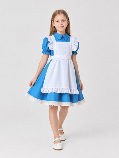 Alice Costume: Dress with Apron and Bow