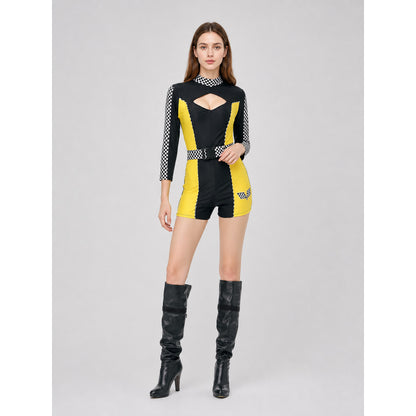 Long-Sleeve Racing-Style Romper lifestyle view