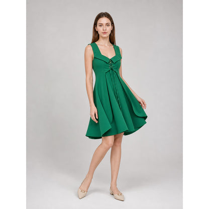 Sleeveless Medieval-Style Dress for Cosplay
