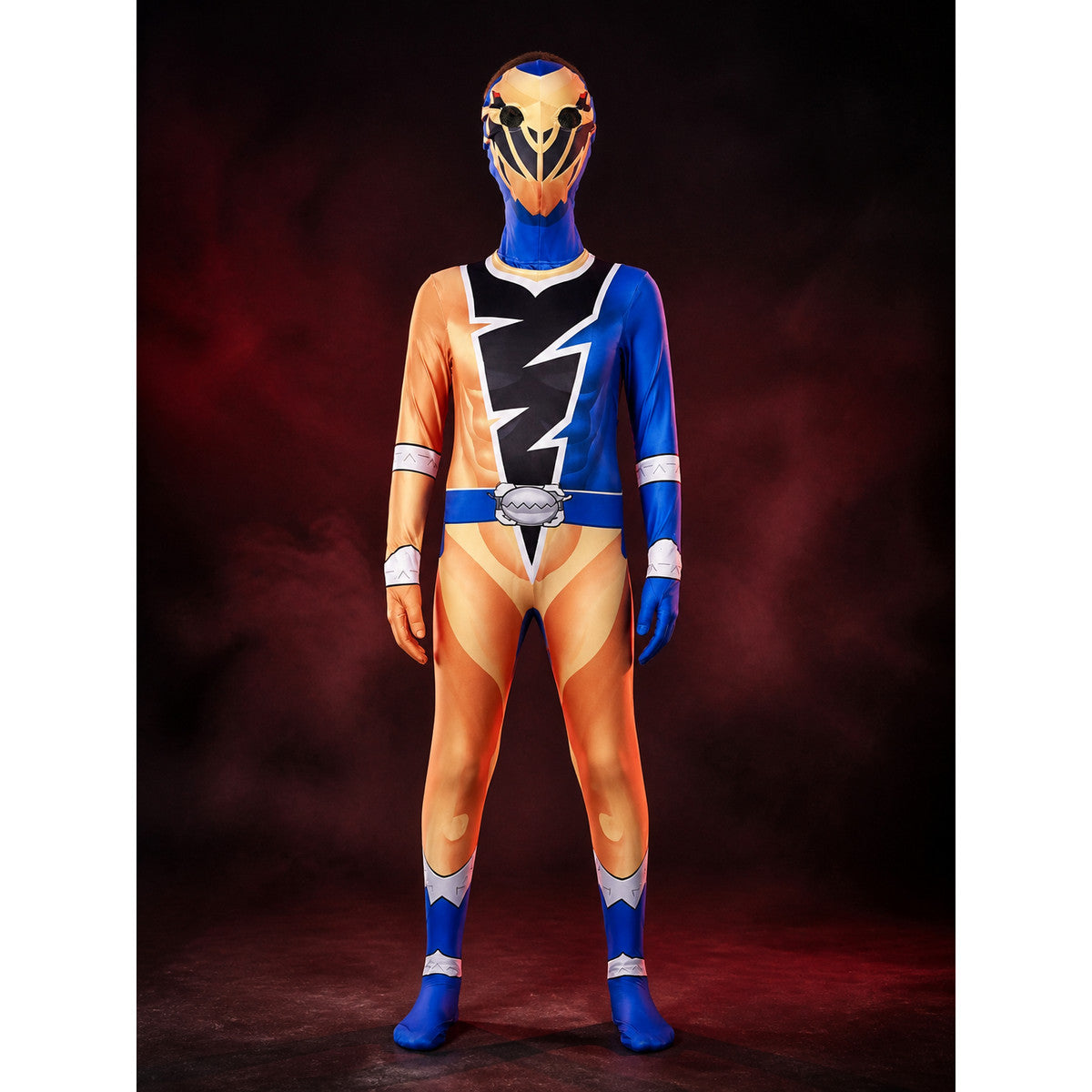 Lightning Pattern Hooded Full Body Costume Bodysuit for Kids and Adults main product view