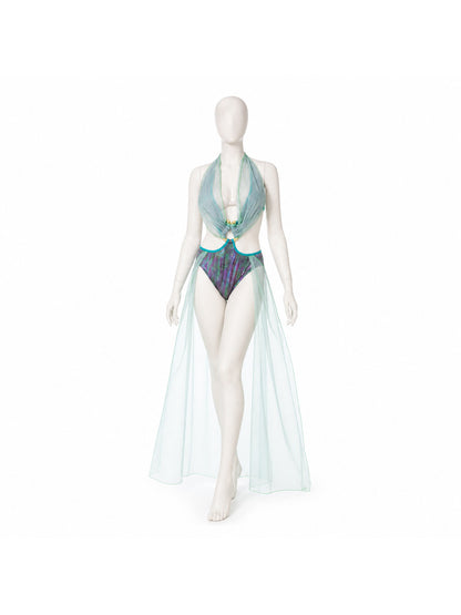 Stage Costume with a Sheer Cape Costume Capes detail
