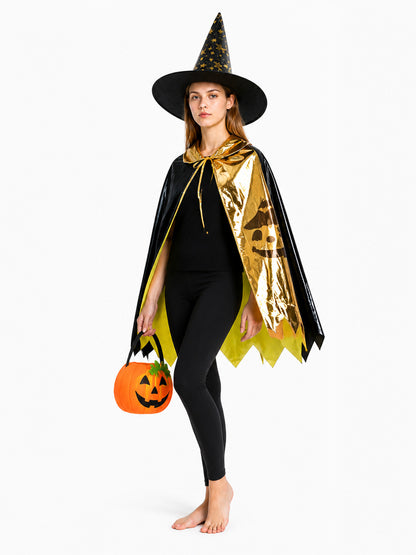 Children's Carnival Costume with Cape and Hat Costume Capes detail