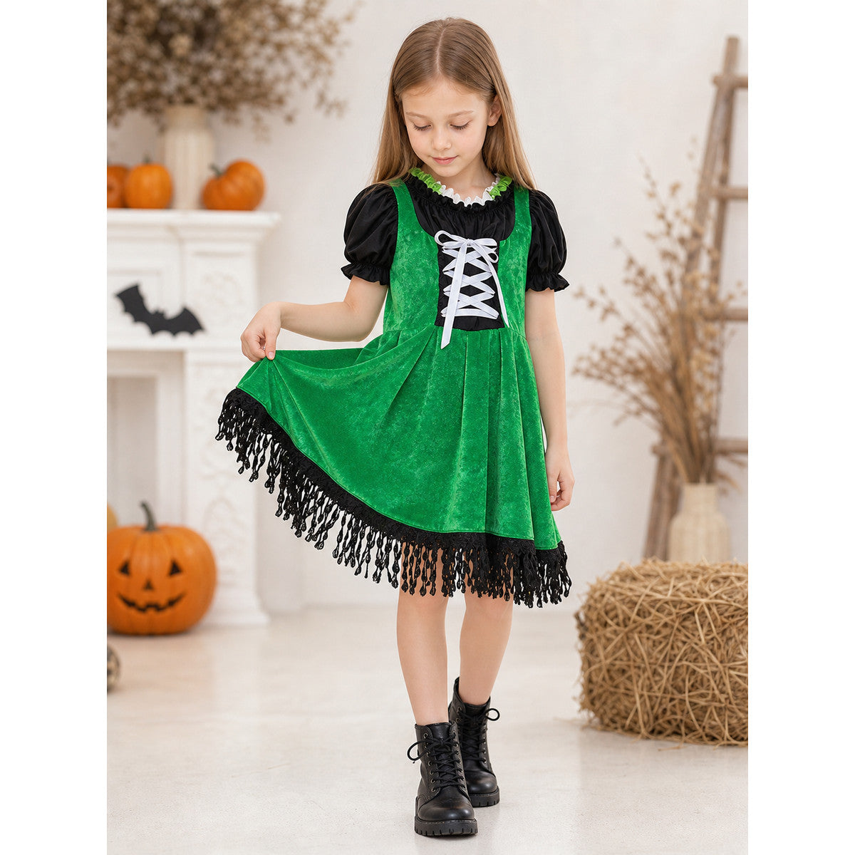 Leprechaun costume with green hat lifestyle view