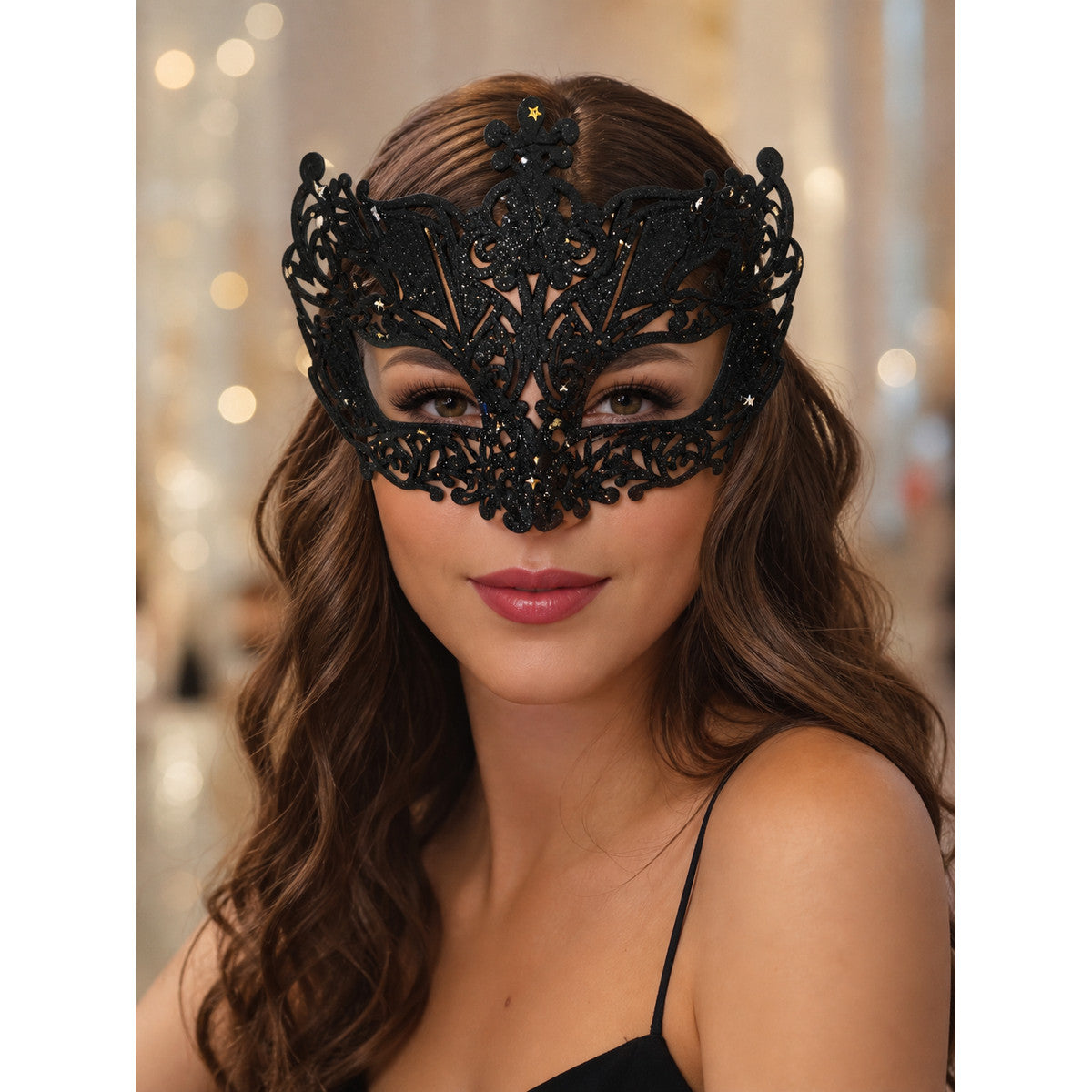 Carnival Glitter Eye Mask lifestyle