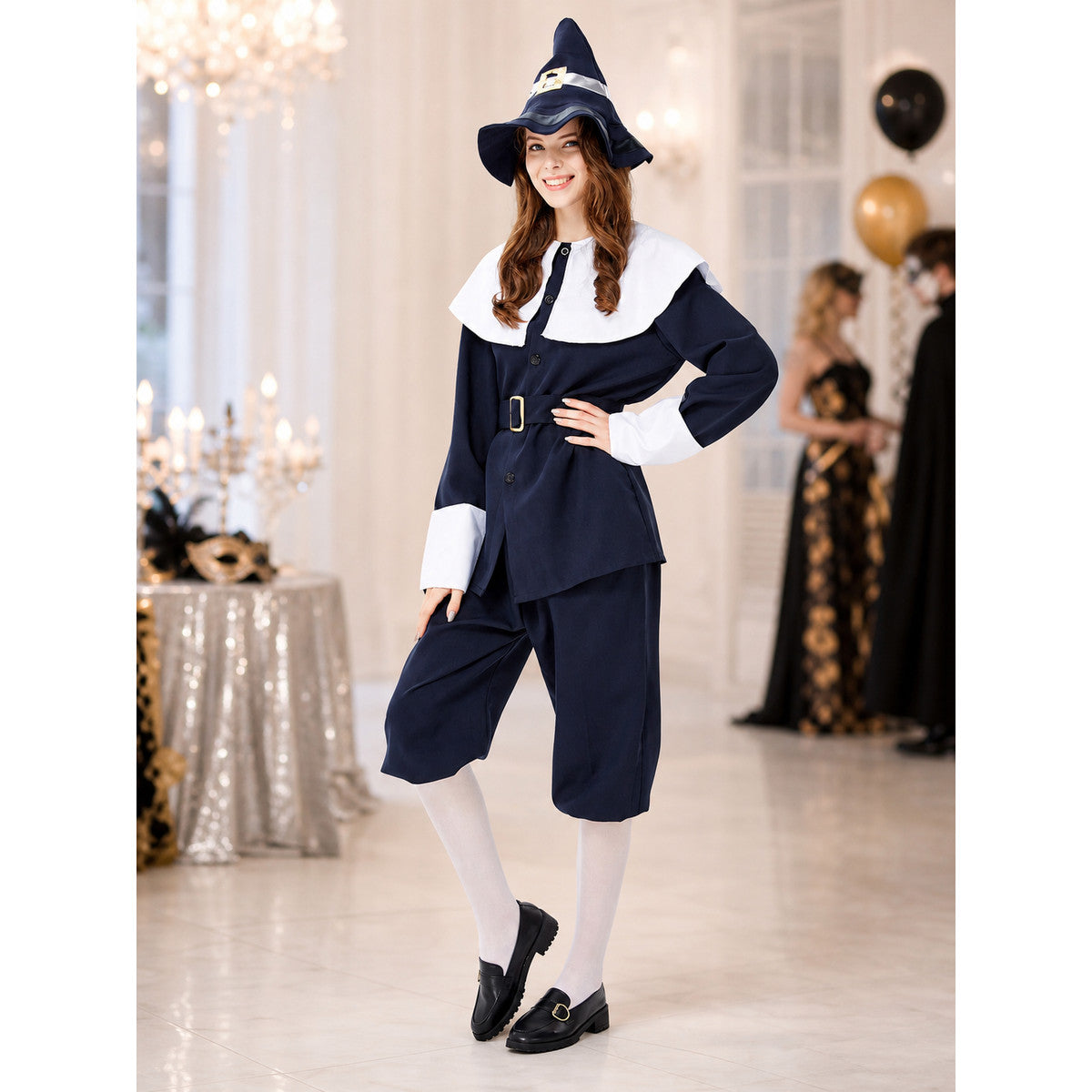 Carnival Costume with Hat for Parties and Cosplay
