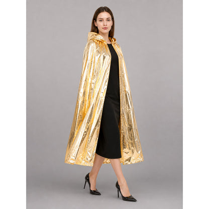 Gold Hooded Carnival Cloak for the Stage occasion guide