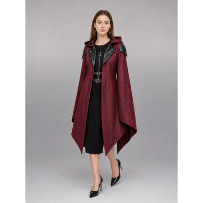 Burgundy Gothic Carnival Cloak with Hood occasion guide