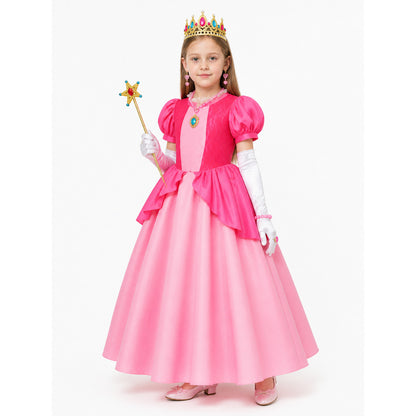 Princess Costume with Crown and Magic Wand Costume Headwear detail