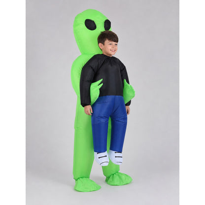 Inflatable Alien Costume for Parties side view