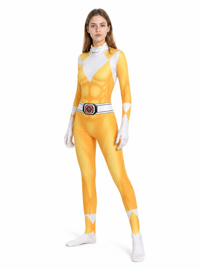 One-Piece Orange Cosplay Costume with Mask