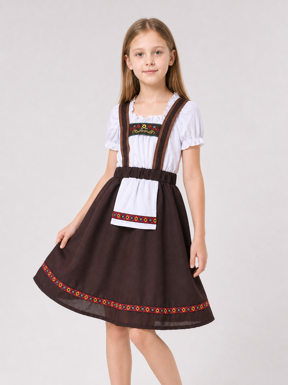 Bavarian Folk-Style Costume Dress