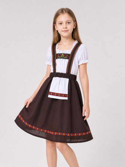 Bavarian Folk-Style Costume Dress