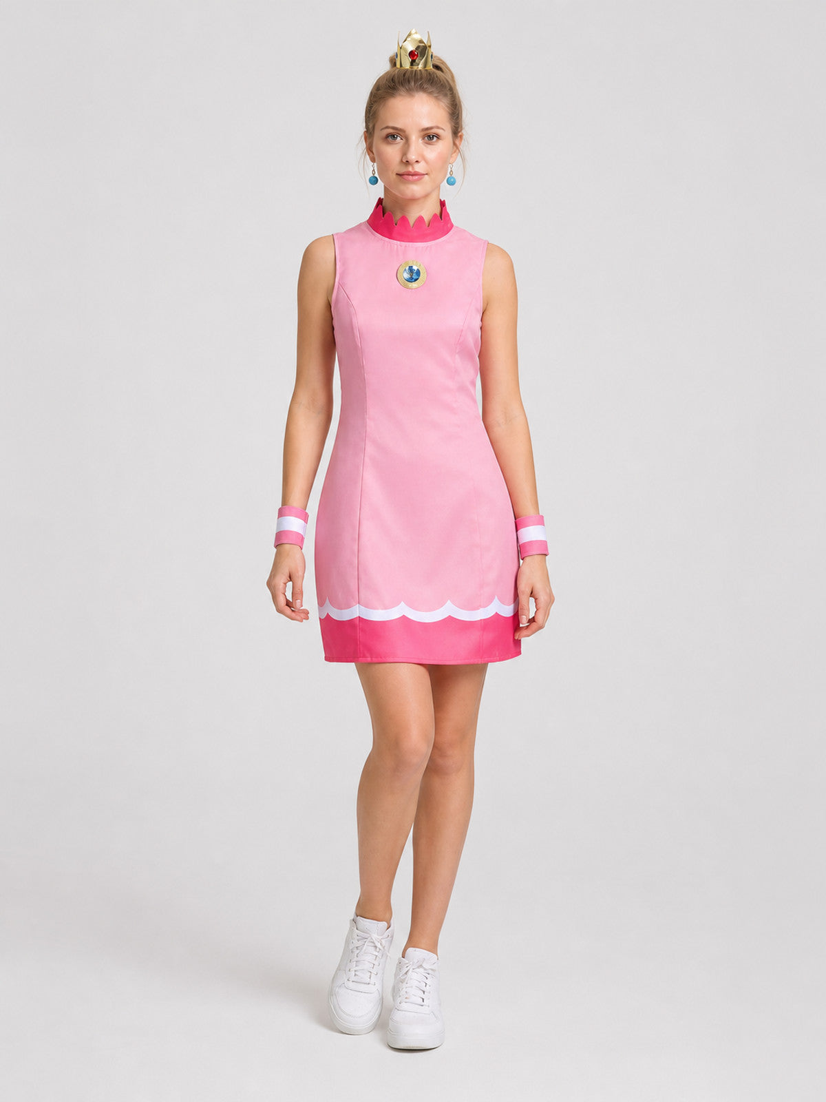 Princess Peach Carnival Dress, Cosplay Costume
