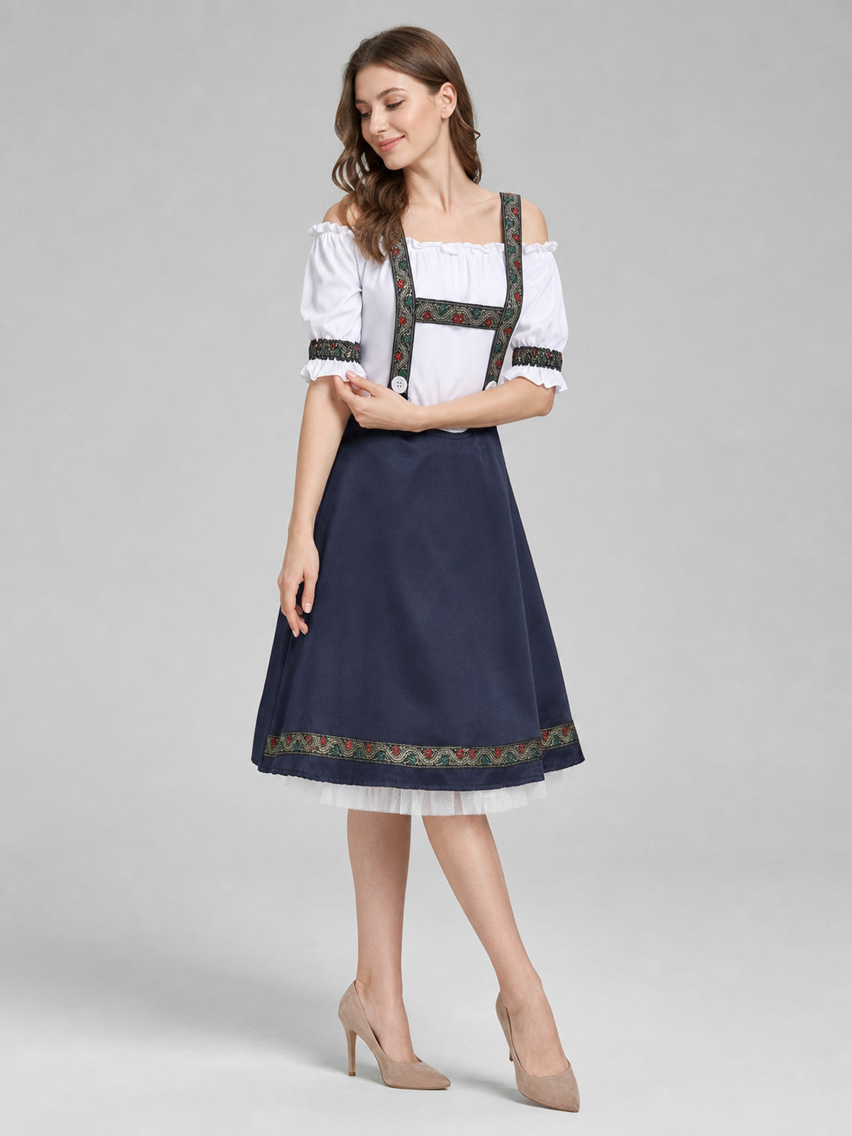 German Beer Festival Costume: Sundress and Blouse
