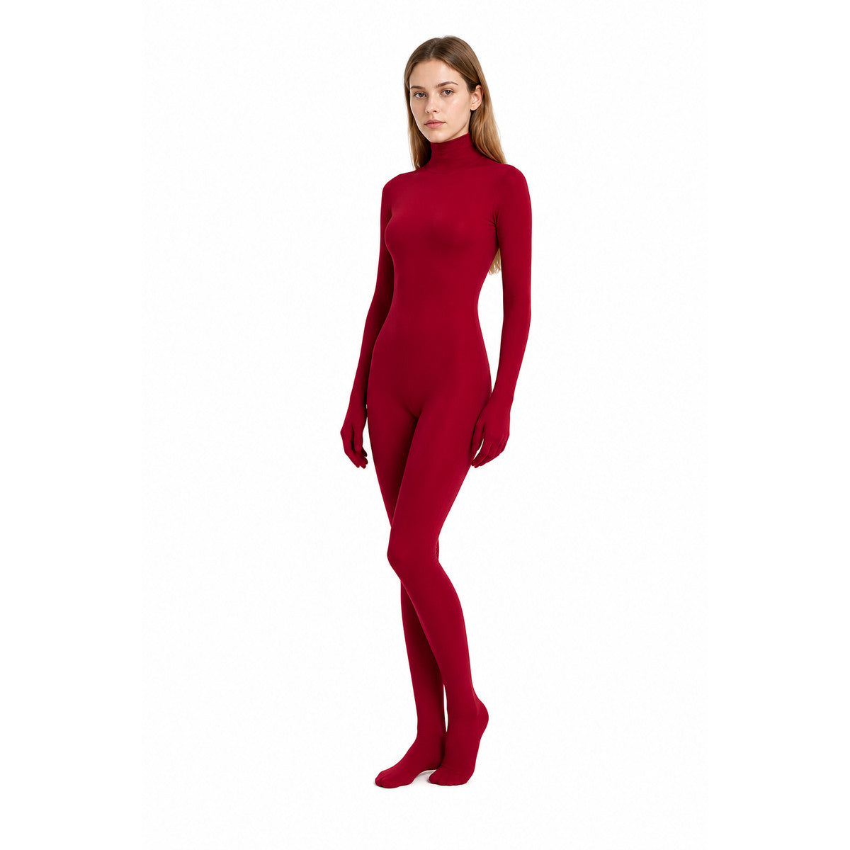 Red Hooded Halloween Jumpsuit Costumes detail