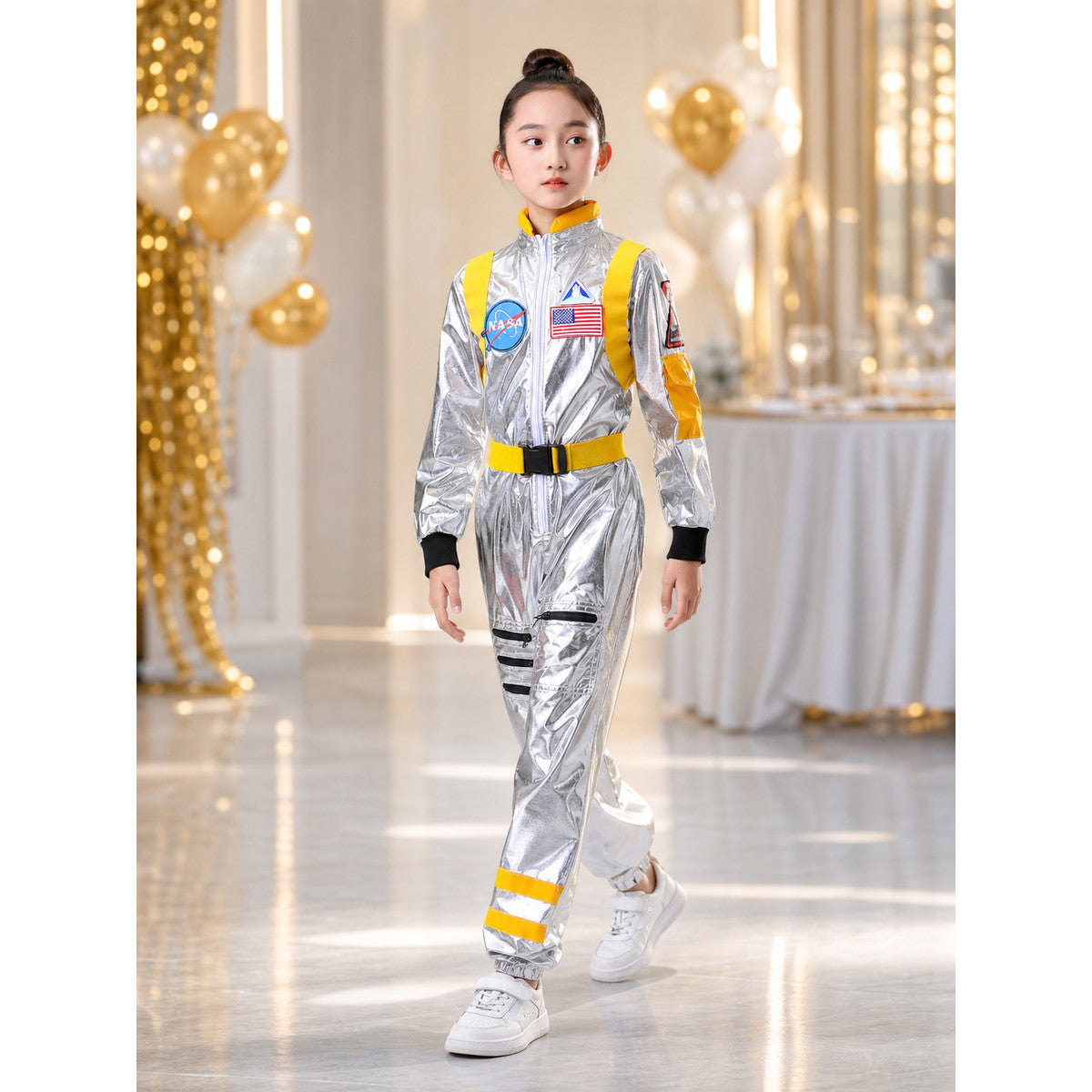 NASA Emblem Space Jumpsuit for Cosplay