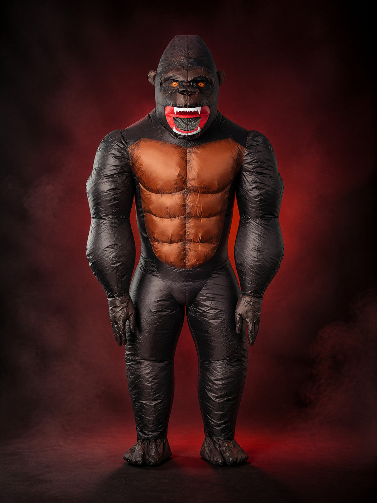 Unisex Inflatable Gorilla Jumpsuit Costume For Halloween