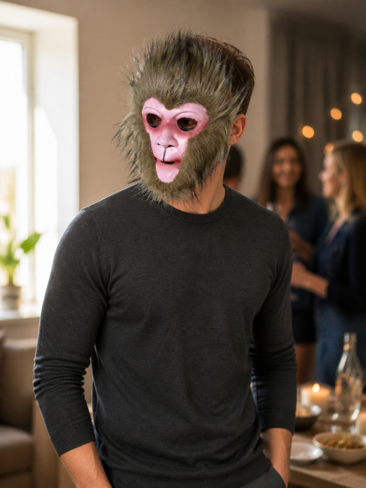Halloween Monkey Carnival Mask