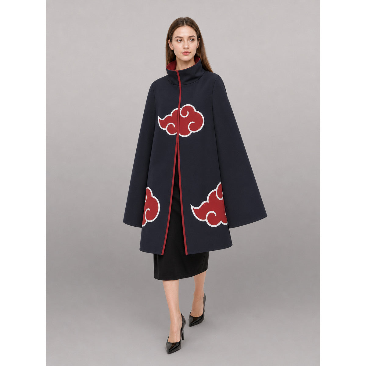 Dark Blue Carnival Cloak with Red Clouds occasion guide