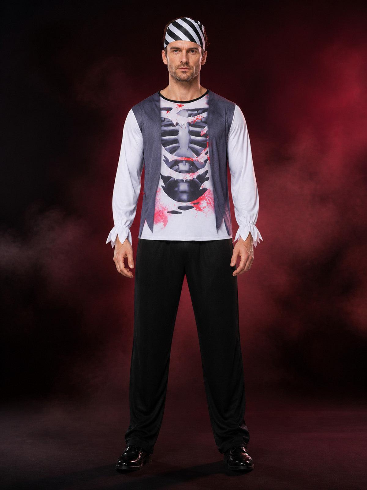 Pirate Costume with Vest and Pants for Halloween and Cosplay main product view
