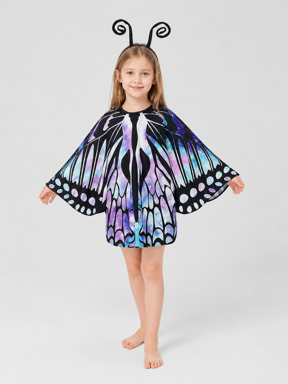 Children's Butterfly Cape for Carnival, Gradient Costume Capes detail