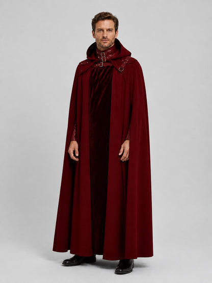 Hooded Death Cloak for Halloween, Vampire Costume