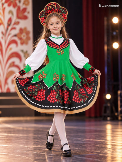 Children’s Stage Costume: Sundress and Kokoshnik lifestyle view