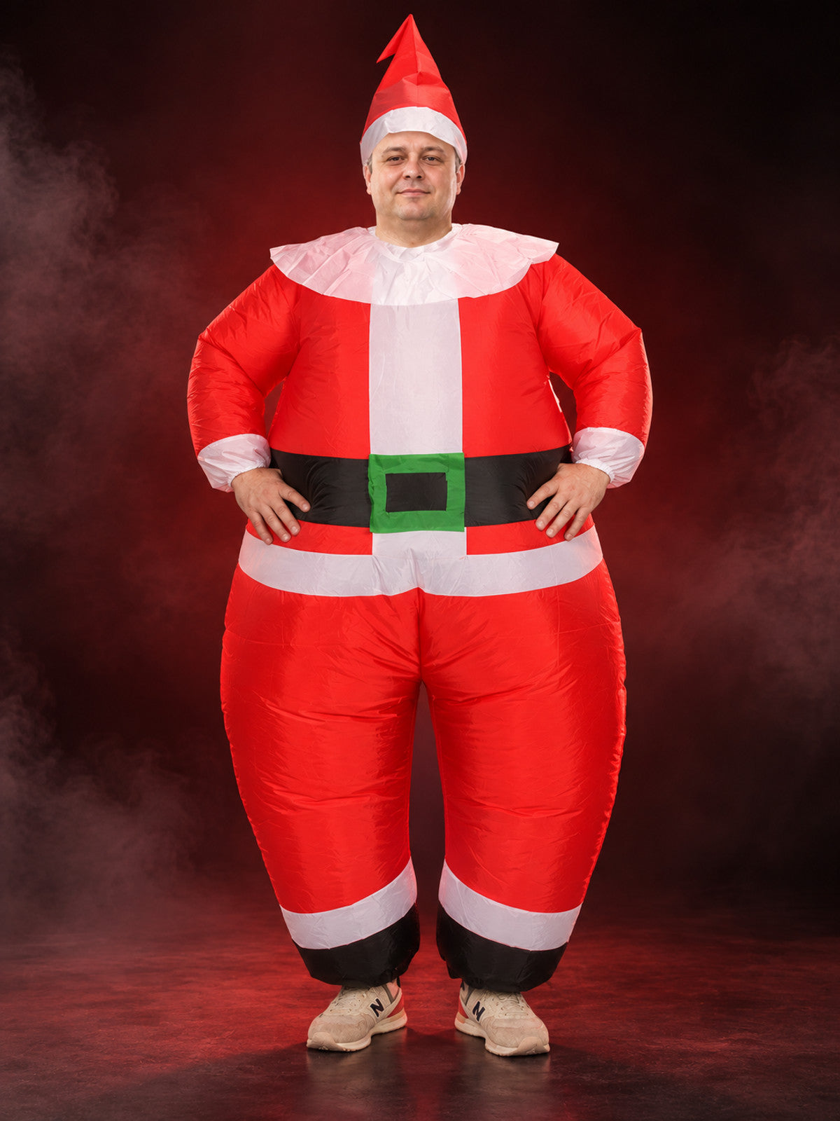 Adult Inflatable Santa Claus Costume with Hat
