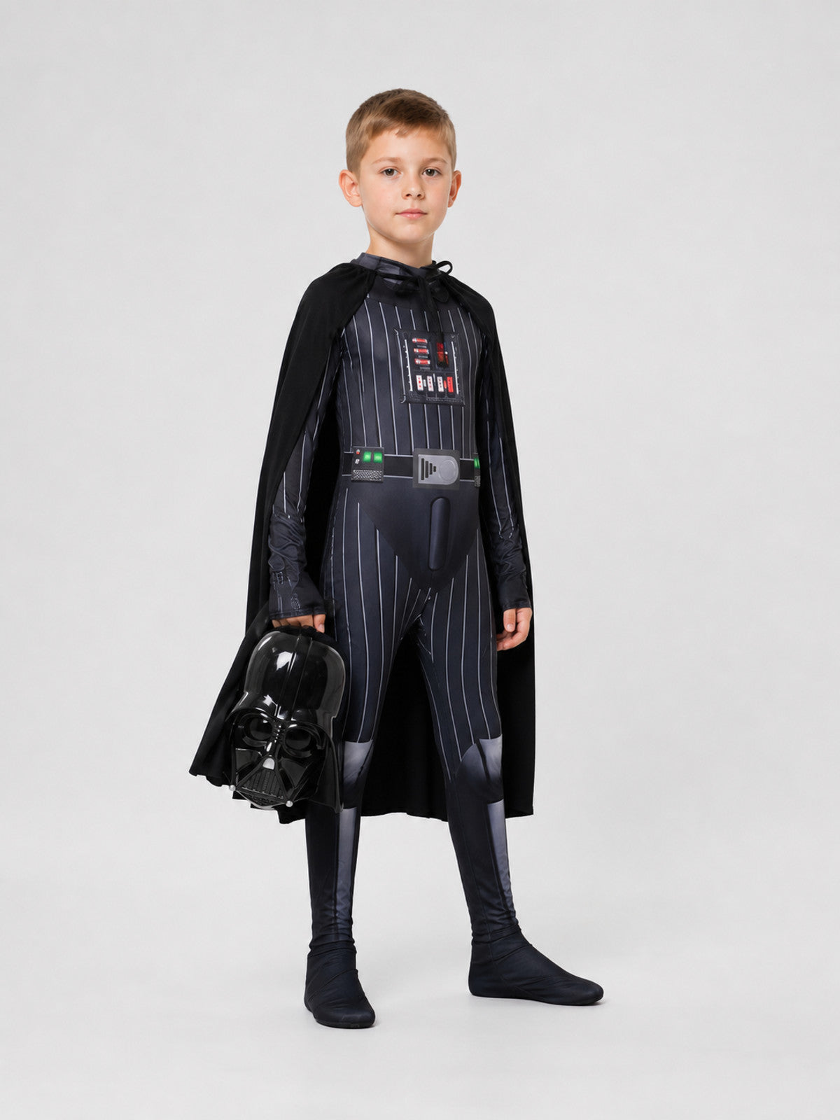 Darth Vader Costume with Cape and Mask side view