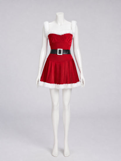Santa Claus-Inspired Holiday Carnival Costume side view