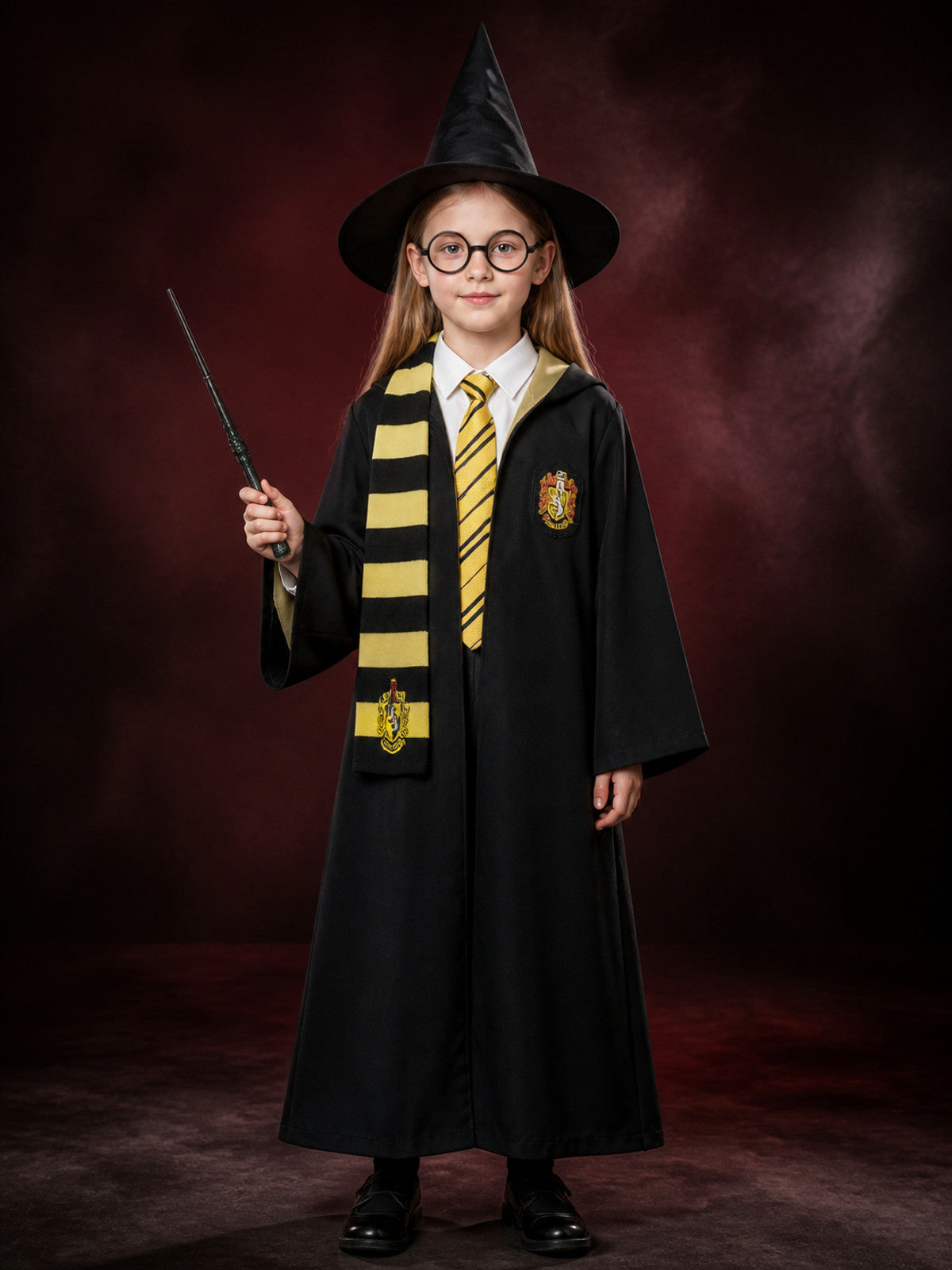 Harry Potter Hufflepuff Robe for Cosplay and Performances