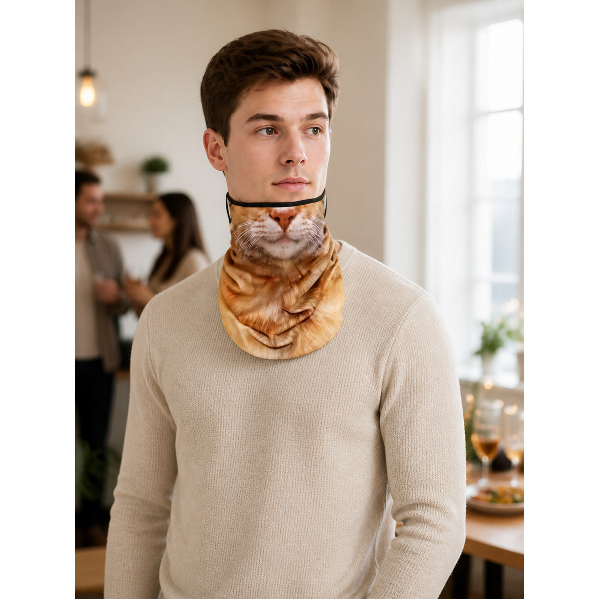 Cat Mask Headpiece for Halloween lifestyle view