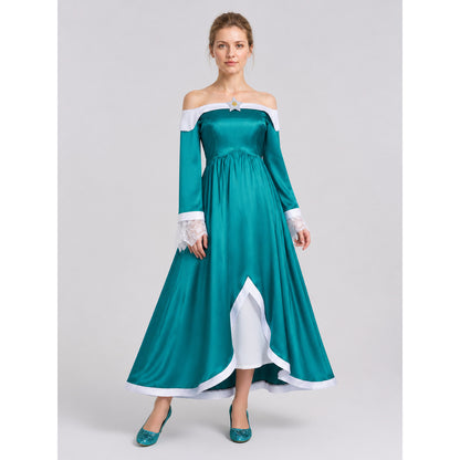 Rosalina Cosplay Dress, Long, with Brooch Costume Dresses detail