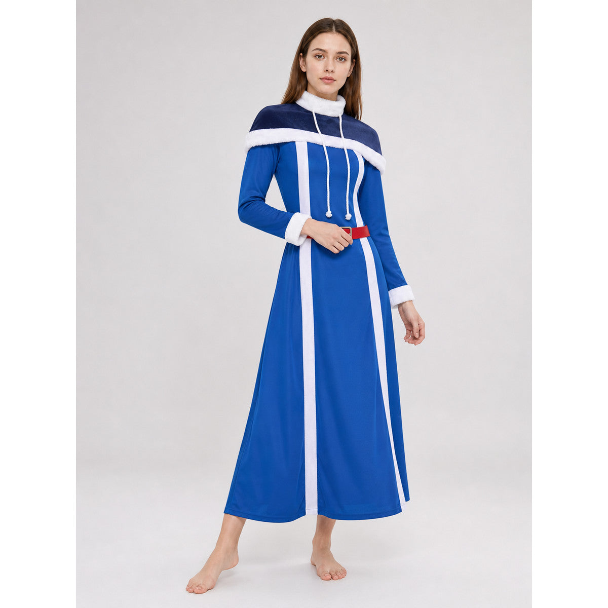 Juvia Lockser Cosplay Costume with Hat and Belt