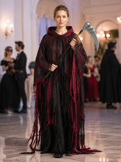 Hooded Costume with Decorative Scythe