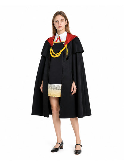 Anya Cosplay Costume from Spy x Family with Cape