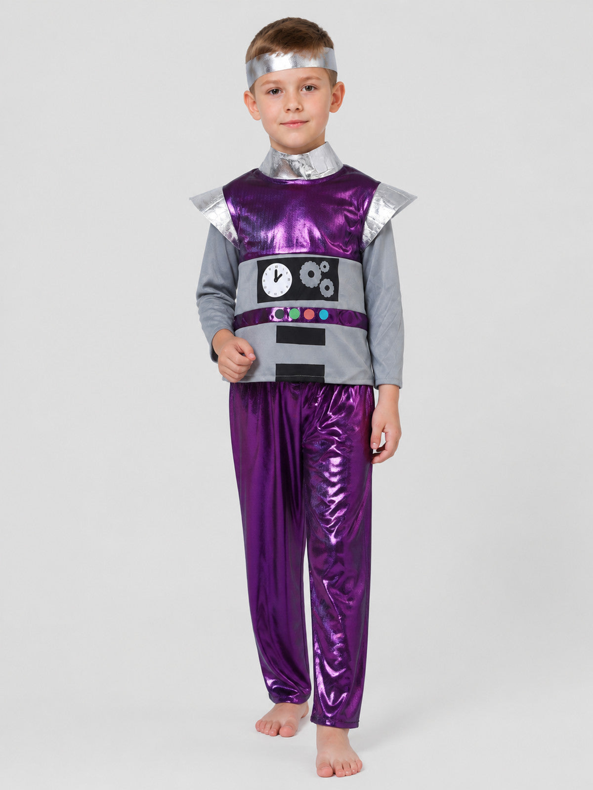 Purple Alien Robot Costume, Jumpsuit Costumes detail