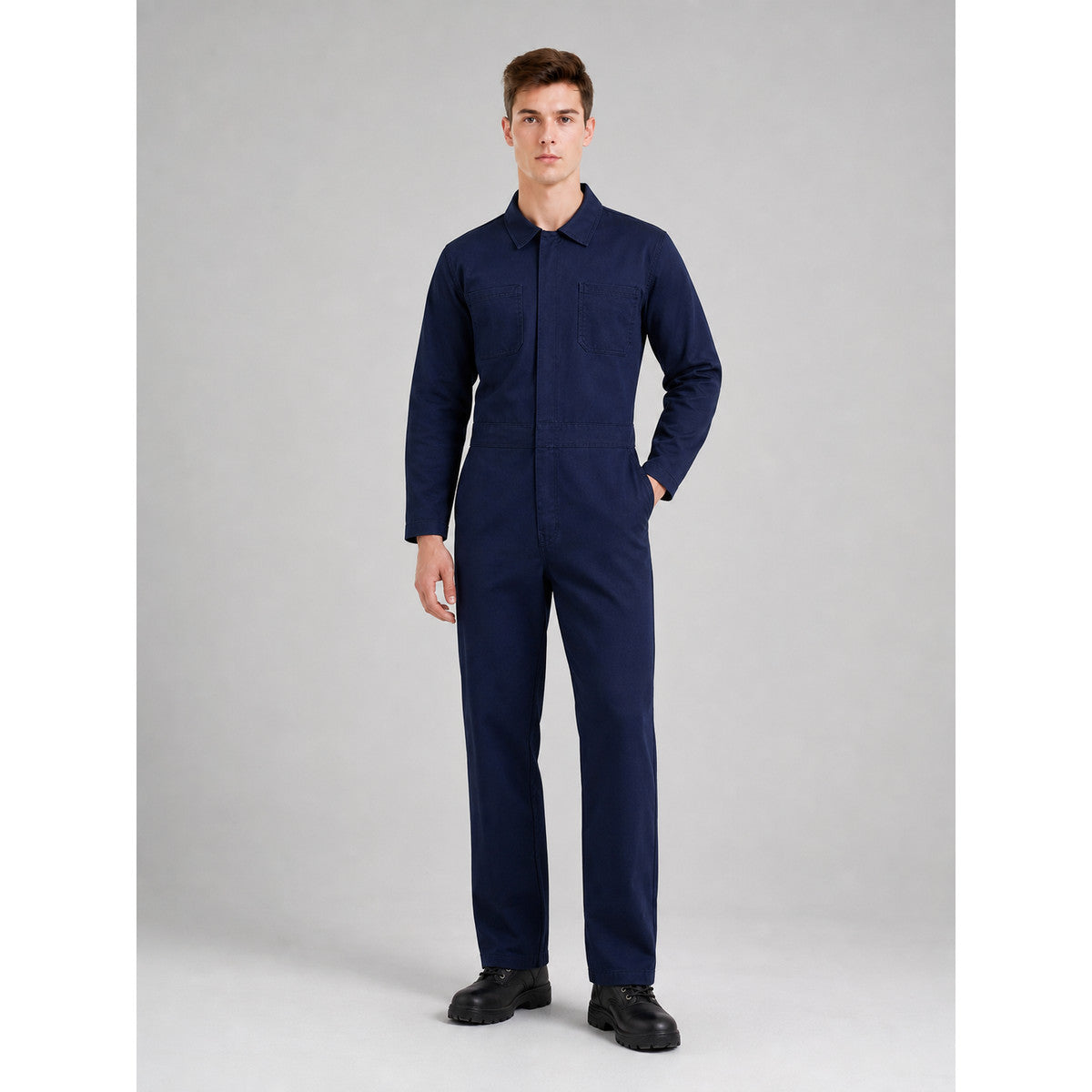 Miles Costume: Mask and Dark Navy Jumpsuit