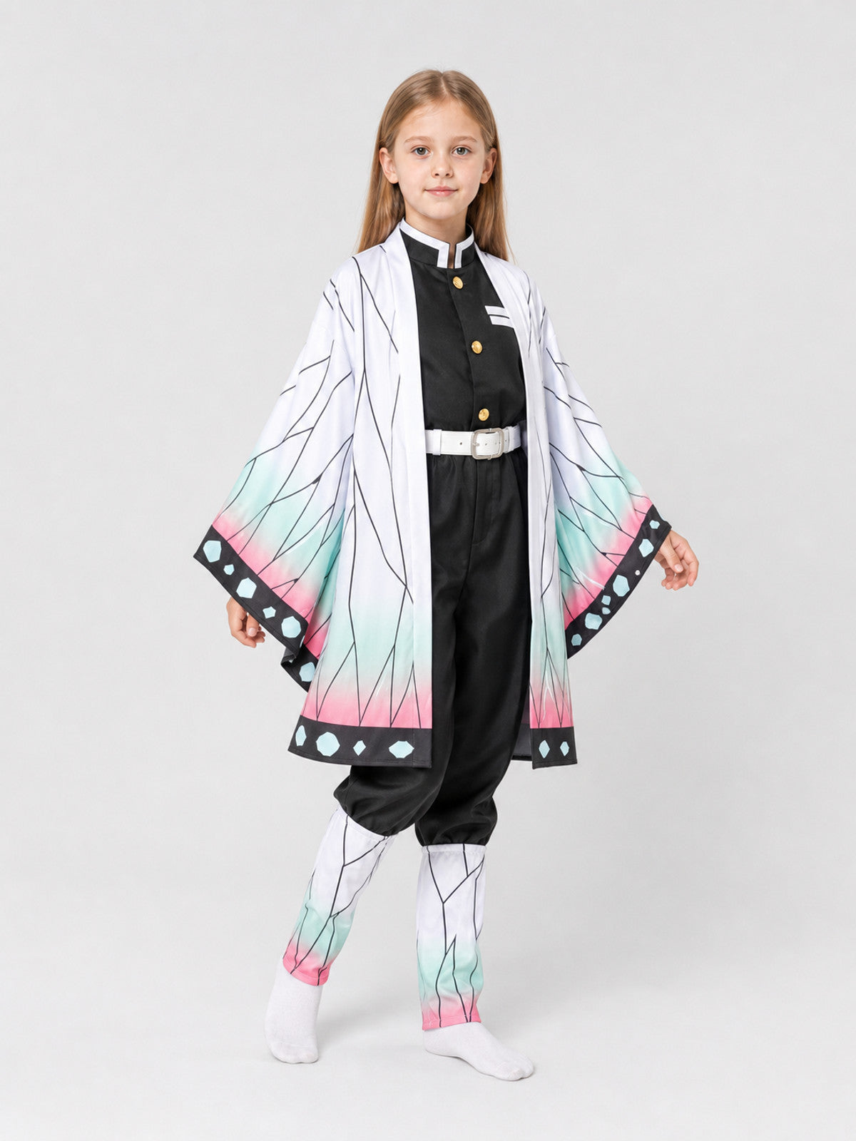 Shinobu Kocho Cosplay Costume, Cape Set Costume Capes detail