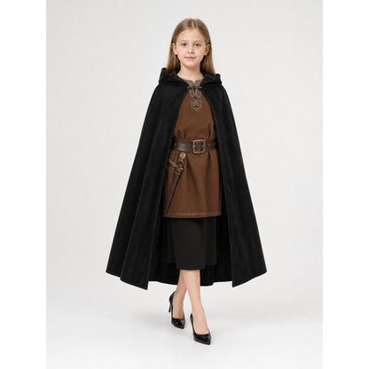 Black medieval hooded carnival cloak occasion guide 2