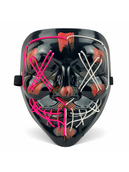 Halloween Neon Led Purge Mask Masque Masquerade Party Masks Light Grow in the